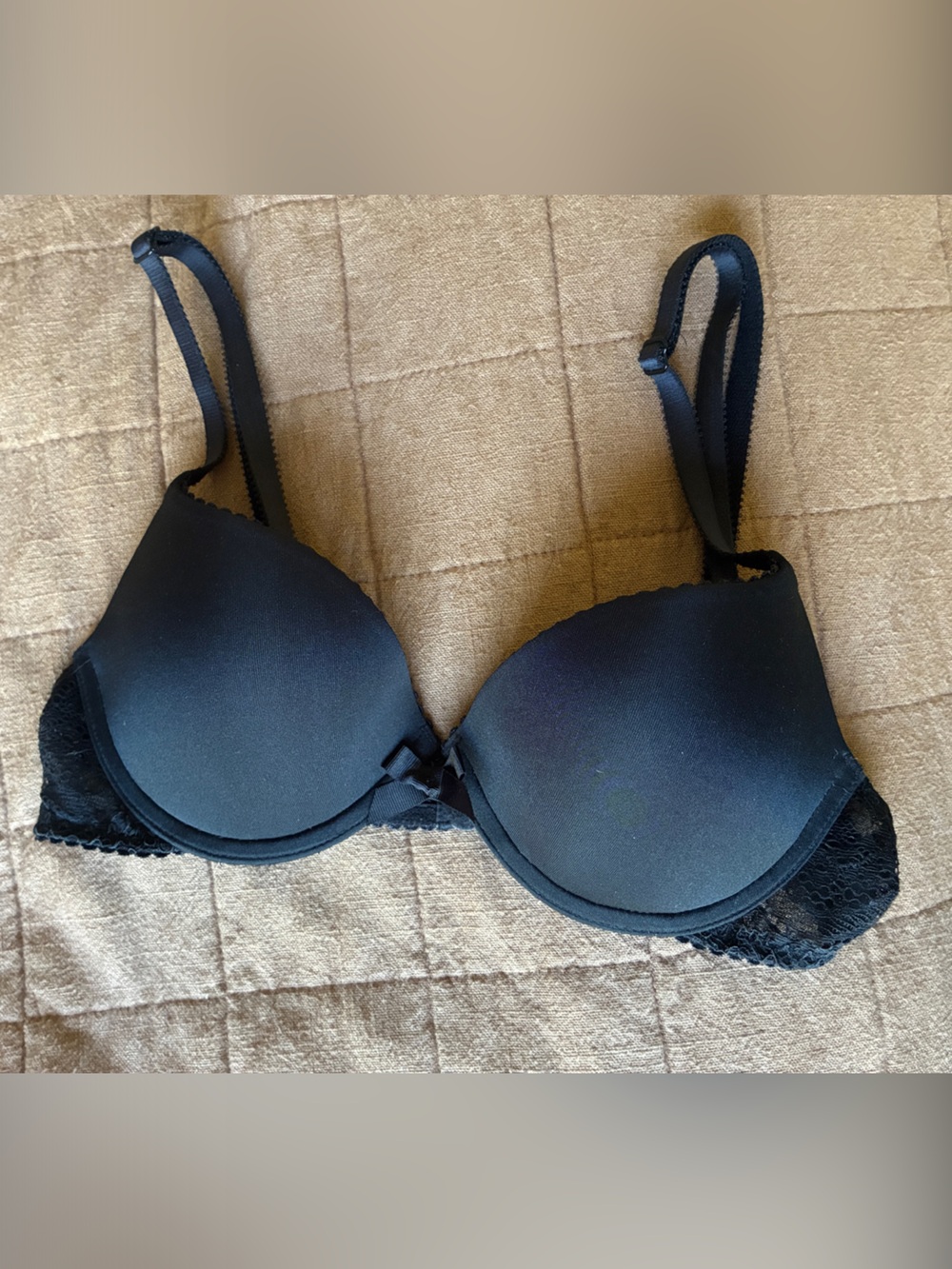 Black Lace Victoria’s Secret Push-up Bra - Women Intimates